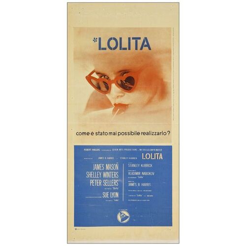 Lot # 913: LOLITA - Italian Locandina (13" x 28"); Very Fine- Folded