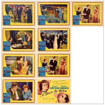 Lot # 925: STAR IS BORN, A - Lobby Card Set (8) & Duplicate Lobby Card (11" x 14"); Fine+
