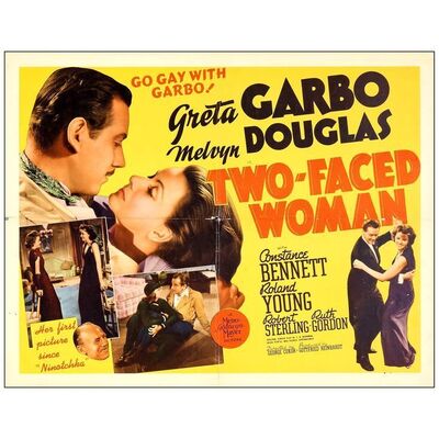 Lot # 931: TWO-FACED WOMAN - Half Sheet (22" x 28"); Very Fine Folded