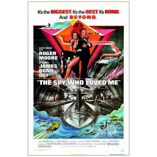 Lot # 954: THE SPY WHO LOVED ME - One-Sheet (27" x 41"); Near Mint Folded