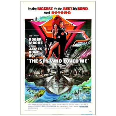 Lot # 954: THE SPY WHO LOVED ME - One-Sheet (27" x 41"); Near Mint Folded