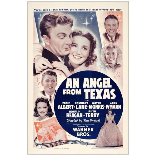 Lot # 966: AN ANGEL FROM TEXAS - One-Sheet (27" x 41"); Very Fine on Linen