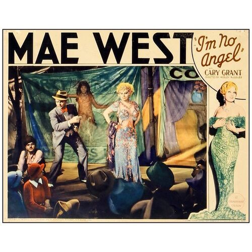 Lot # 974: I'M NO ANGEL - Lobby Card (11" x 14"); Very Fine+