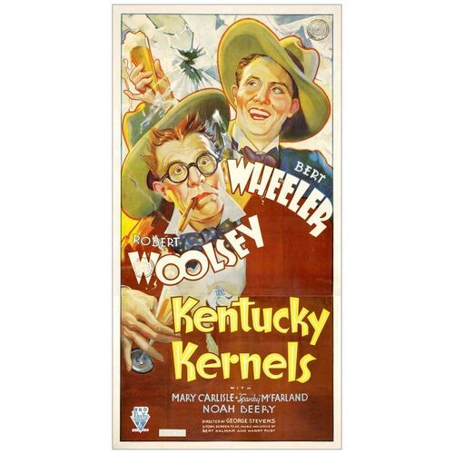 Lot # 975: KENTUCKY KERNALS - Three Sheet (42" x 81"); Very Fine on Linen