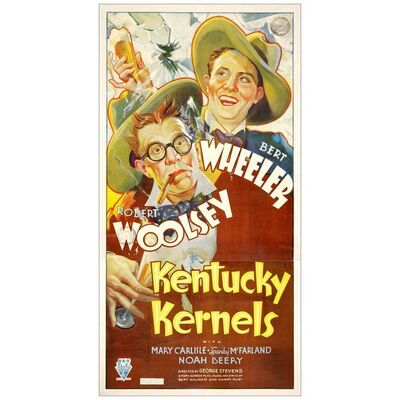 Lot # 975: KENTUCKY KERNALS - Three Sheet (42" x 81"); Very Fine on Linen