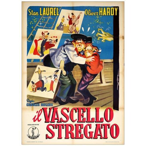 Lot # 977: THE LIVE GHOST - Italian 2-Fogli (39" x 56"); Fine- Folded