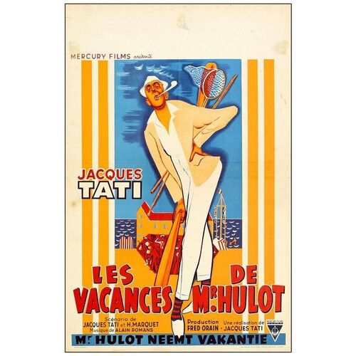 Lot # 978: MONSIEUR HULOT'S HOLIDAY - Belgian (14.5" x 22"); Very Fine- Folded