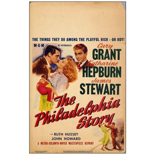 Lot # 980: THE PHILADELPHIA STORY - Window Card (14" x 22"); Fine