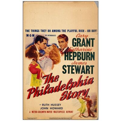Lot # 980: THE PHILADELPHIA STORY - Window Card (14" x 22"); Fine