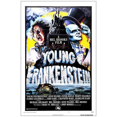 Lot # 983: YOUNG FRANKENSTEIN - One-Sheet (27" x 41"); Style B; Very Fine+ Folded