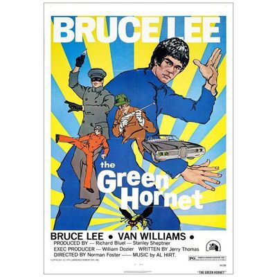 Lot # 990: THE GREEN HORNET - One-Sheet (27" x 41"); Kato Style; Very Fine Folded