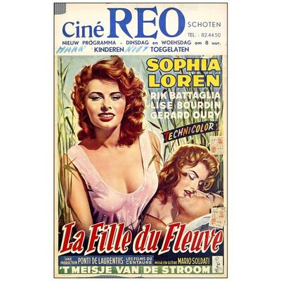 Lot # 1005: THE RIVER GIRL - Belgian (14" x 22"); Fine+ Folded