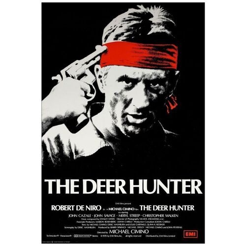 Lot # 1023: THE DEER HUNTER - British One-Sheet (27" x 40"); Near Mint on Linen