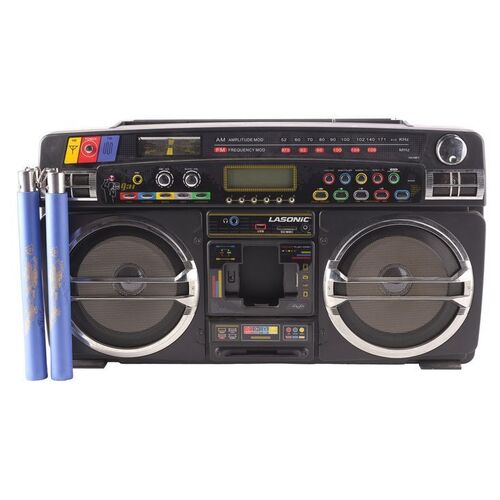 Lot # 6: Barry Goldberg's (as played by Troy Gentile) Boom Box and Foam Nunchucks Toy