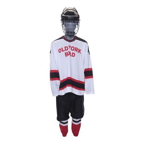Lot # 9: Barry Goldberg's (as played by Troy Gentile) Hockey Uniform with Helmet
