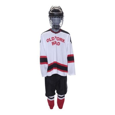 Lot # 9: Barry Goldberg's (as played by Troy Gentile) Hockey Uniform with Helmet