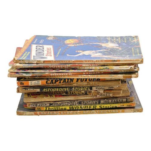 Lot # 21: Pop's (as played by George Segal) Pulp Magazines