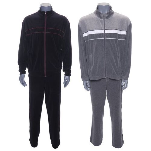 Lot # 61: Albert "Pops" Solomon's (as played by George Segal) Pair of Black and Grey Track Suits