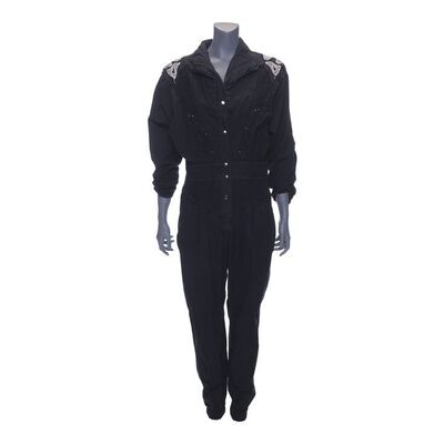 Lot # 65: Beverly Goldberg's (as played by Wendi McLendon-Covey) "Pretty In Pink" Episode Black Jumpsuit