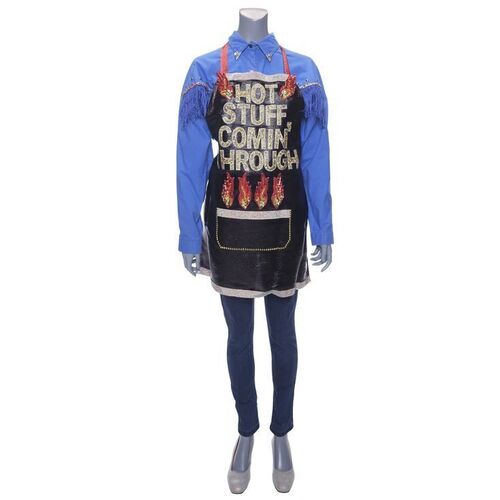 Lot # 71: Beverly Goldberg's (as played by Wendi McLendon-Convey) Hot Stuff Apron Costume