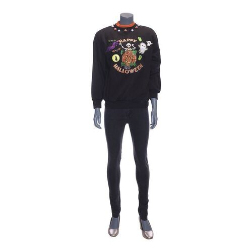 Lot # 73: Beverly Goldberg's (as played by Wendi McLendon-Covey) Happy Halloween Sweater Costume