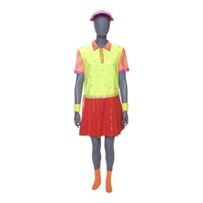 Lot # 77: Beverly Goldberg's (as played by Wendi McLendon-Covey) Neon Tennis Costume