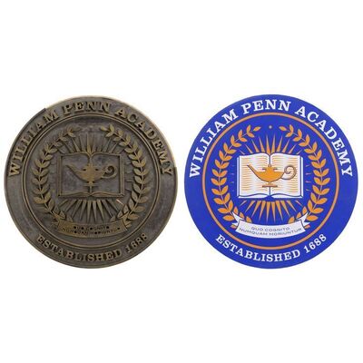 Lot # 79: William Penn Academy Plaque and Sign