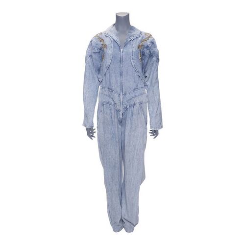 Lot # 84: Beverly Goldberg's (as played by Wendi McLendon-Covey) "Jenkintown After Dark" Blue Jumpsuit