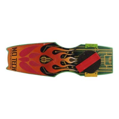 Lot #26: BACK TO THE FUTURE PART II (1989) - Rafe "Data" Unger's (Ricky Dean Logan) Wooden Hoverboard