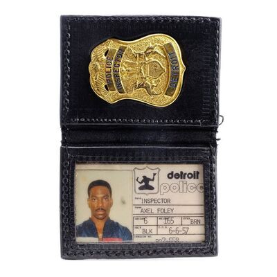 Lot #46 - Axel Foley's (Eddie Murphy) Detroit Police ID and Badge ### BEVERLY HILLS COP II (1987)