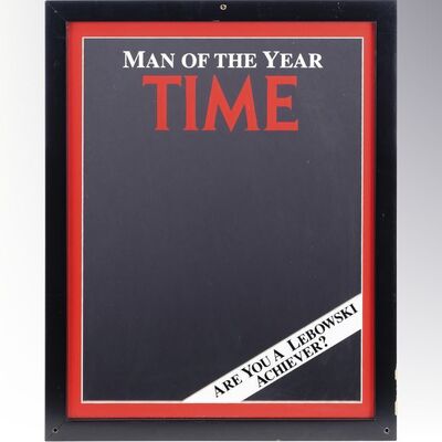 Lot #60 - The Big Lebowski's (David Huddleston) Framed Time Man of the Year Mirror ### BIG LEBOWSKI, THE (1998)