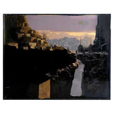 Lot #77 - Hand-Painted Bill Mather "Dracula's Castle at Sunrise" Matte Painting ### BRAM STOKER'S DRACULA (1992)