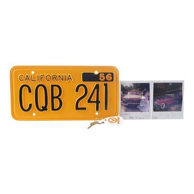 Lot #101 - Christine's License Plate, Key, and Two Production Photos ### CHRISTINE (1983)