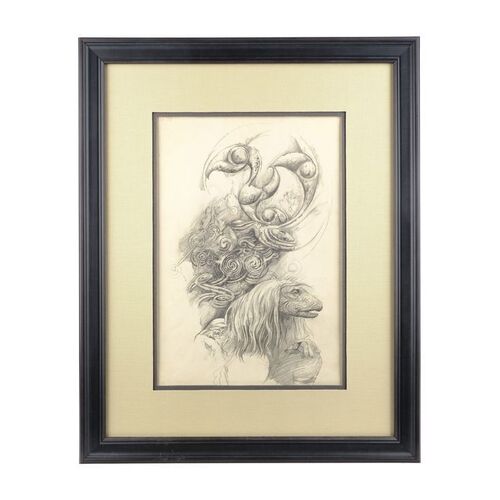 Lot #110 - Framed Published Hand-Drawn Brian Froud Mystics Concept Artwork ### DARK CRYSTAL, THE (1982)