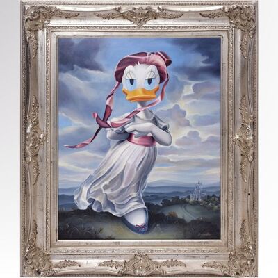 Lot #115 - Framed Hand-Painted Maggie Parr "Pinky Daisy" Painting ### DISNEYLAND PARK