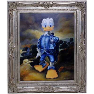 Lot #116 - Framed Hand-Painted Maggie Parr "Blue Duck" Painting ### DISNEYLAND PARK