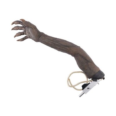 Lot #164 - Stuart Ziff Collection: Screen-Matched Posable Demon Puppet Arm with Original Crate ### GHOSTBUSTERS (1984)