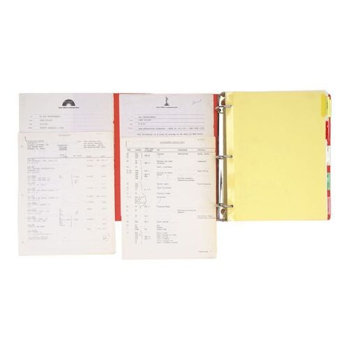 Lot #170 - Stuart Ziff Collection: Storyboard and Concept Art Binder ### GHOSTBUSTERS (1984)