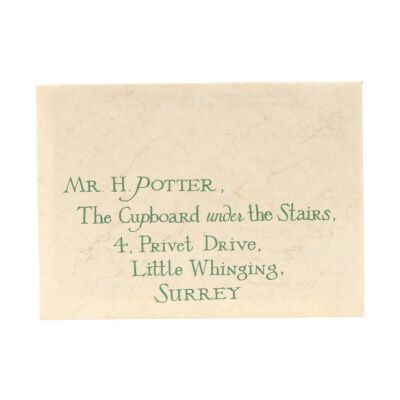 Harry Potter (Daniel Radcliffe)'s Hogwarts Acceptance Letter