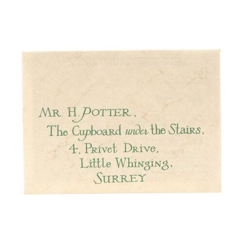 Lot #208 - Harry Potter's (Daniel Radcliffe) Hogwarts Acceptance Letter with Wax Seal ### HARRY POTTER AND THE SORCERER'S STONE (2001)