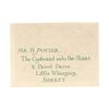 Lot #208 - Harry Potter's (Daniel Radcliffe) Hogwarts Acceptance Letter with Wax Seal ### HARRY POTTER AND THE SORCERER'S STONE (2001)