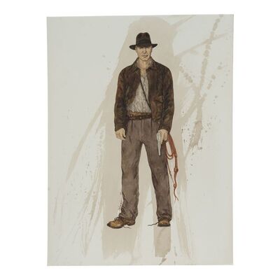 Lot #232 - Bernie Pollack Collection: Hand-Painted Lois DeArmond Illustration of Bernie Pollack's Iconic Indiana Jones (Harrison Ford) Costume Design ### INDIANA JONES AND THE KINGDOM OF THE CRYSTAL SKULL (2008)