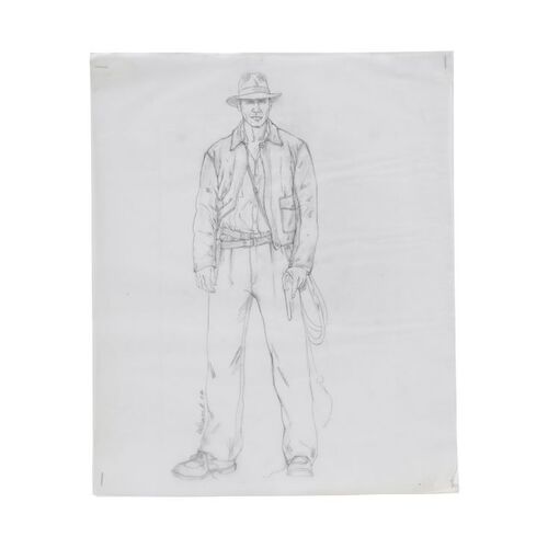 Lot #233 - Bernie Pollack Collection: Hand-Drawn Lois DeArmond Sketch of Bernie Pollack's Iconic Indiana Jones (Harrison Ford) Costume Design ### INDIANA JONES AND THE KINGDOM OF THE CRYSTAL SKULL (2008)