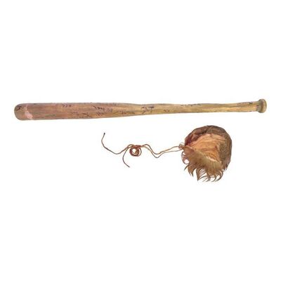Lot #236 - Donny "The Bear Jew" Donowitz's (Eli Roth) Stunt Baseball Bat With Roped Scalps ### INGLOURIOUS BASTERDS (2009)