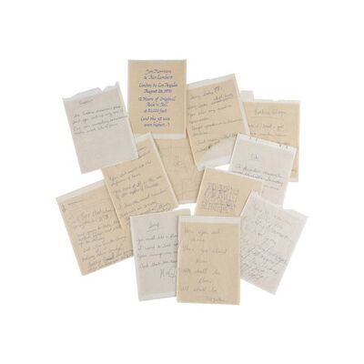 Lot #258 - Set of Handwritten Poems, Lyrics, and Notes ### JIM MORRISON