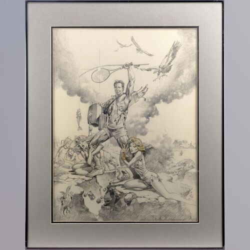 Lot #295 - Framed Hand-Drawn Boris Vallejo Poster Prelim ### NATIONAL LAMPOON'S VACATION (1983)