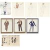 Lot #301 - Hand-Drawn Roy Hobbs (Robert Redford) Costume Designs with Printed Illustration ### NATURAL, THE (1984)