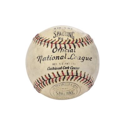 Lot #302 - Spalding No. 1 Baseball ### NATURAL, THE (1984)