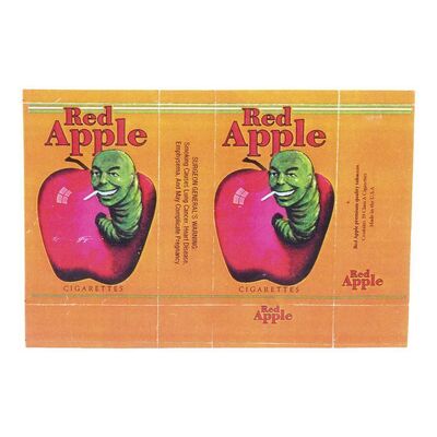 Lot #324 - Production-Made Red Apple Cigarettes Wrapper ### PULP FICTION (1994)