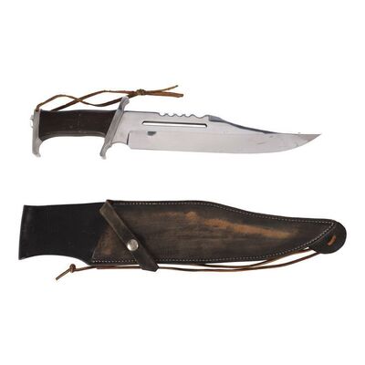 Lot #326 - John Rambo's (Sylvester Stallone) Bowie Knife and Sheath ### RAMBO III (1988)